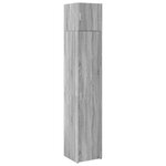vidaXL Armoire de rangement mince sonoma gris 40x42 5x225 cm