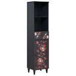 vidaXL Cabinet de salle de bain Multicolore 38 x 33 5 x 160 cm