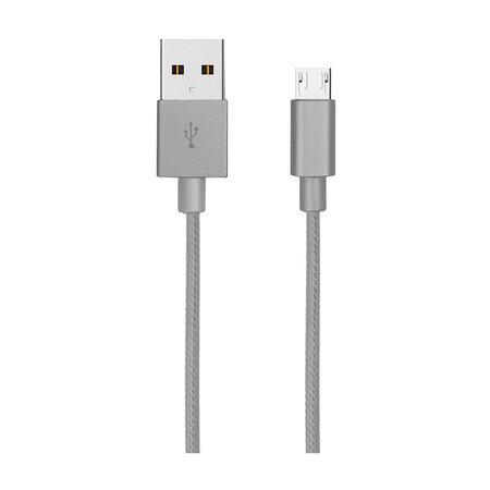 Câble Micro Usb Argenté Akashi Altcablusbcgrey