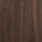 vidaXL Meuble TV chêne marron 210x35x41 cm bois d'ingénierie