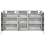 vidaXL Ensemble de Meubles de Salle de Bain 3 Pièces 116 x 16 x 62 5 cm