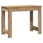 vidaXL Bureau chêne artisanal 100x45x75 cm bois d'ingénierie