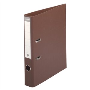 Classeur à levier PVC A4 D50mm PremTouch marron x 10 EXACOMPTA