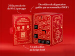 SMARTBOX - Coffret Cadeau Calendrier de l'Avent : 24 vins de France et du Monde -  Gastronomie