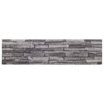 vidaXL Panneaux muraux 3D 14 Pièces anthracite 100x25 cm EPS