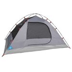 vidaXL Tente de camping à dôme 4 personnes bleu imperméable