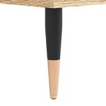 vidaXL Table basse chêne sonoma 55x55x36 5 cm bois d'ingénierie