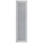 vidaXL Tapis BCF Gris avec motif 60x250 cm