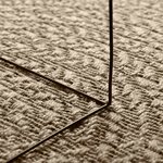 vidaXL Tapis ZIZUR beige 140x200 cm aspect de jute intérieur extérieur