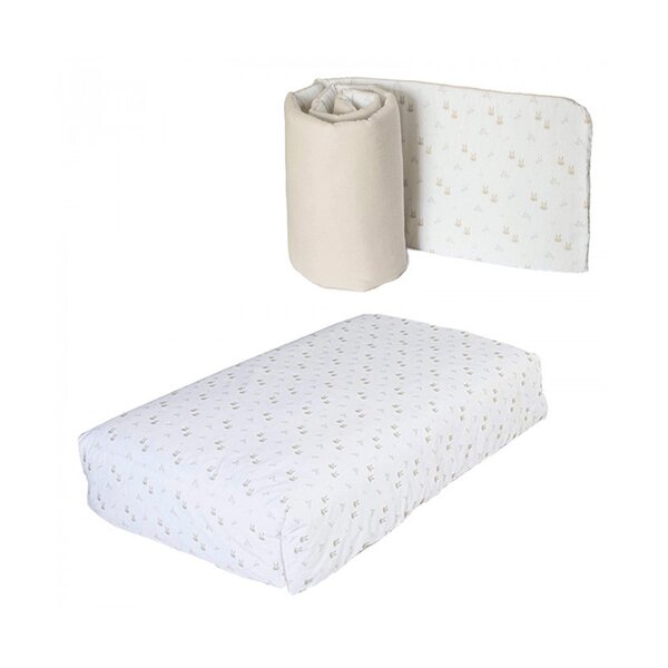 Ensemble linge Nordique + tour de lit 120x60 Rabbits