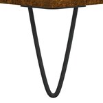 vidaXL Table de chevet chêne fumé 40x35x50 cm bois d’ingénierie