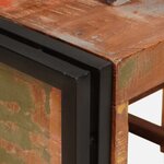 vidaXL Étagère à vin Marron 100 x 45 x 33 cm Bois récupéré massif