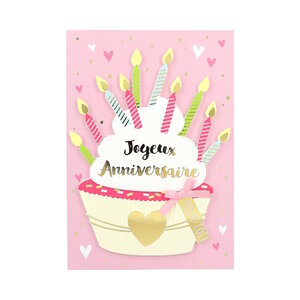 Carte Anniversaire - Joyeux Anniversaire pour toi !