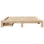vidaXL Cadre de lit sans matelas 180x200 cm bois massif de pin