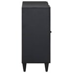 vidaXL Armoires de rangement avec porte Multicolore 90 x 33 5 x 75 cm