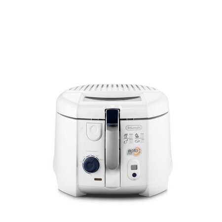 DELONGHI F28533.W1 Friteuse électrique classique RotoFry - Blanc