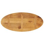 vidaXL Dessus de table 90x40x2 5 cm ovale bois massif de manguier
