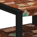 vidaXL Meuble de Salle de Bain Marron Bois massif de récupération