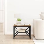 vidaXL Table basse Bois Ancien 51 x 50 x 40 cm