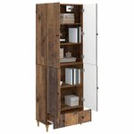 vidaXL Ensemble de Meubles 2 Pièces 66 x 34 5 x 95 cm Bois d'ingénierie