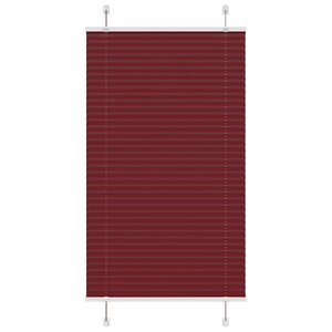 vidaXL Store plissé rouge bordeaux 80x100 cm largeur du tissu 79 4 cm