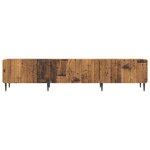vidaXL Meuble TV Bois ancien 147 x 34 5 x 32 cm Bois d'ingénierie