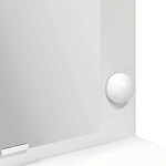 vidaXL Table de Toilette Blanc 100 x 41 x 135 cm Bois d'ingénierie