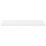 vidaXL Étagère murale flottante 4 Pièces Blanc brillant 80x23 5x3 8cm MDF