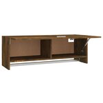 vidaXL Garde-robe Chêne fumé 100x32 5x35 cm Bois d'ingénierie