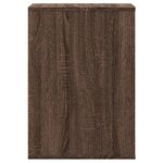 vidaXL Commode d'angle chêne marron 40x41x58 cm bois d'ingénierie