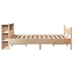 vidaXL Cadre de lit sans matelas 135x190 cm bois de pin massif
