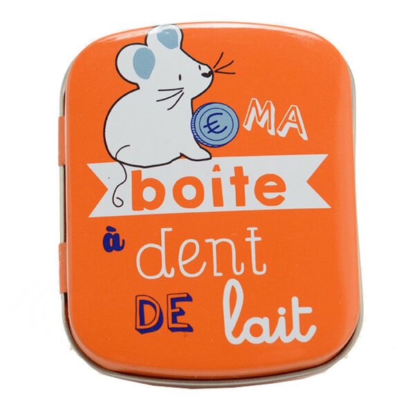 Boite à dents de lait en métal