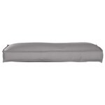 vidaXL Coussin Gris 120 x 40 x 12 cm Tissu Oxford