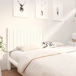 vidaXL Tête de lit blanc 205 5x4x100 cm bois massif de pin