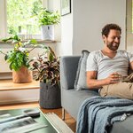 LECHUZA Jardinière TRENDCOVER 32 Cork ALL-IN-ONE Naturel clair
