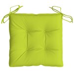 vidaXL Coussins de palette lot de 2 vert brillant 50x50x7 cm