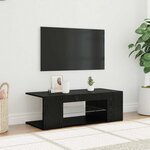 vidaXL Meuble TV Chêne noir 90 x 39 x 30 cm Bois d'ingénierie