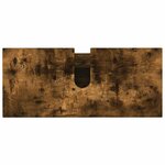 vidaXL Unité de vanité de salle de bain Chêne fumé 80 x 35 x 60 cm