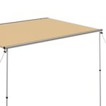 vidaXL Auvent de camping-car et caravane 3x2 5x2 15 m Beige