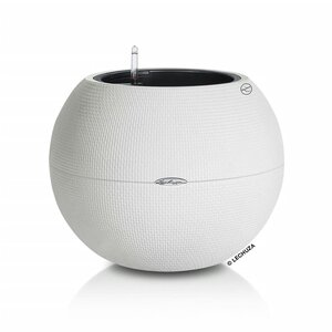LECHUZA Jardinière PURO Color 50 ALL-IN-ONE diamètre 50 cm blanc