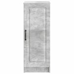 vidaXL Buffet Gris béton 33 x 34 5 x 87 cm Bois d'ingénierie