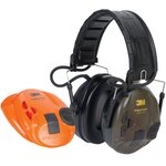 Sporttac casque peltor anti bruit actif spécial chasse  snr 26db  vert militaire