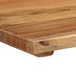 vidaXL Table de salle à manger 154x80x76 cm Bois d'acacia solide