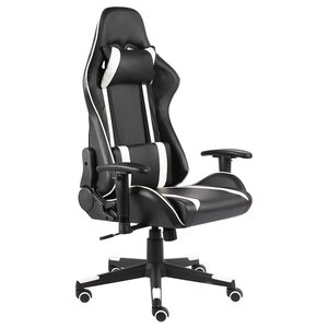vidaXL Chaise de jeu pivotante Blanc PVC