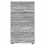 vidaXL Armoires de rangement 2 Pièces Gris Sonoma 60 x 48 x 105 cm