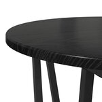 vidaXL Ensemble de tables d'appoint 2 Pièces Chêne noir