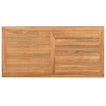 vidaXL Table basse Marron 110 x 55 x 45 cm Bois de teck massif