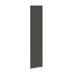 vidaXL Store plissé noir 50x200 cm largeur du tissu 49 4 cm polyester