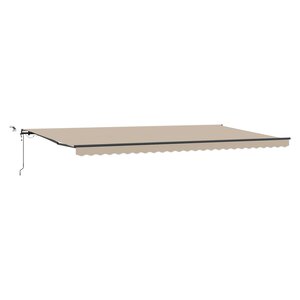 vidaXL Tissu de auvent Beige 600 × 300 cm Polyester