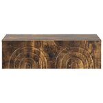 vidaXL Table d'appoint murale 59 x 34 5 x 17 cm Bois d'ingénierie